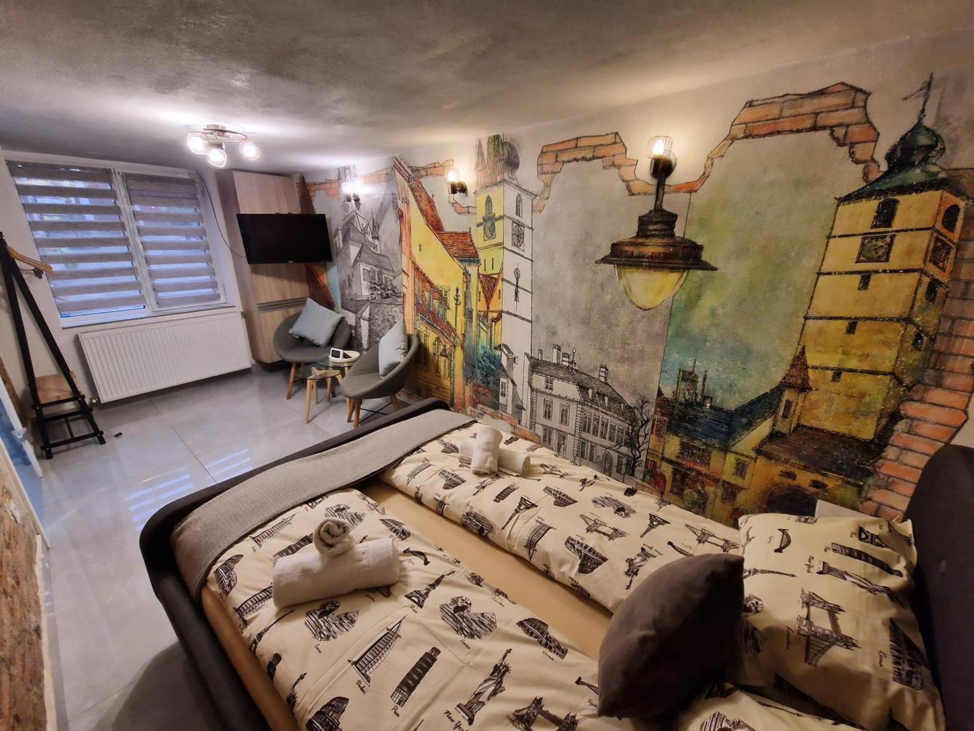 Old Town Studio Apartment Sibiu Eksteriør billede